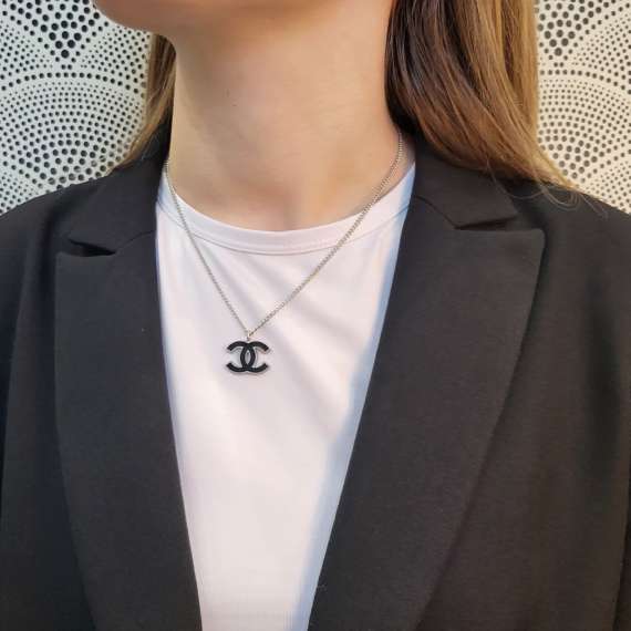 Collier Chanel Double C